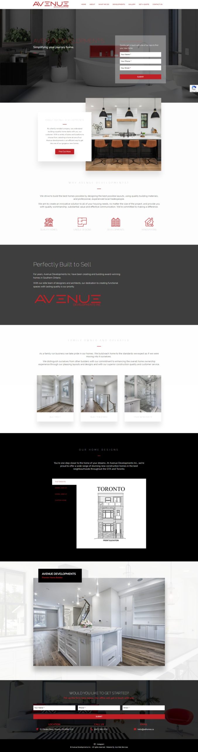 Avenue Developments Inc.